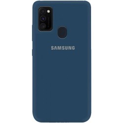 Чехол Original Silicone Case для Samsung A31 Denim Blue (10)